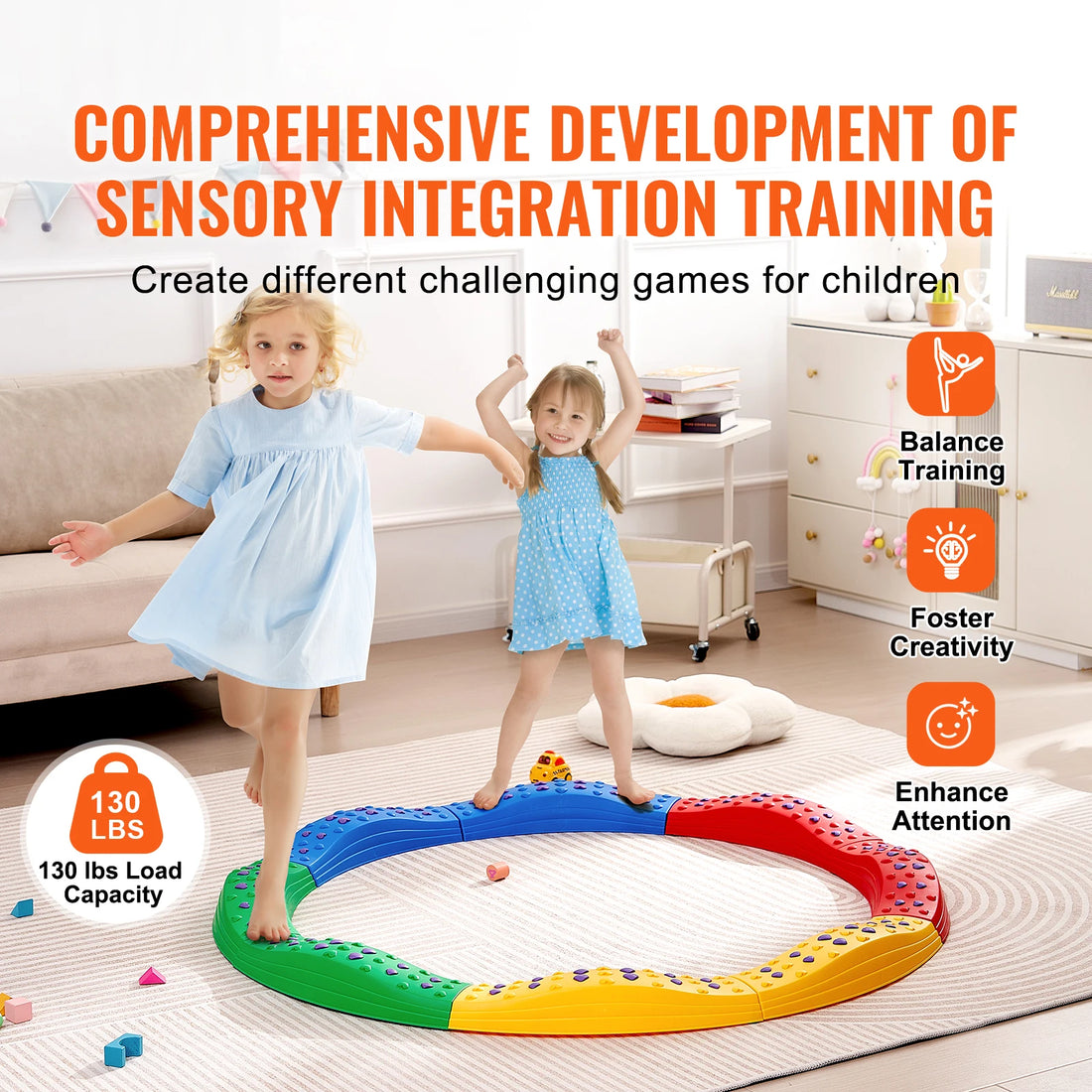 Kids Balance Beam Set – Montessori Sensory Toy