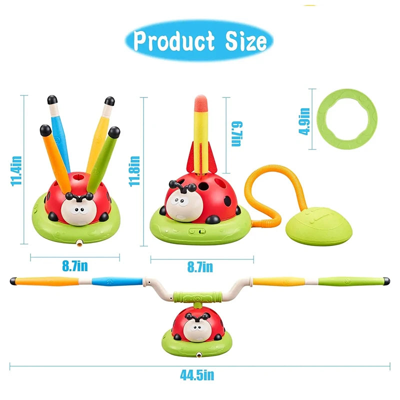 Ladybug Jump & Play Set – Outdoor Educational Toy