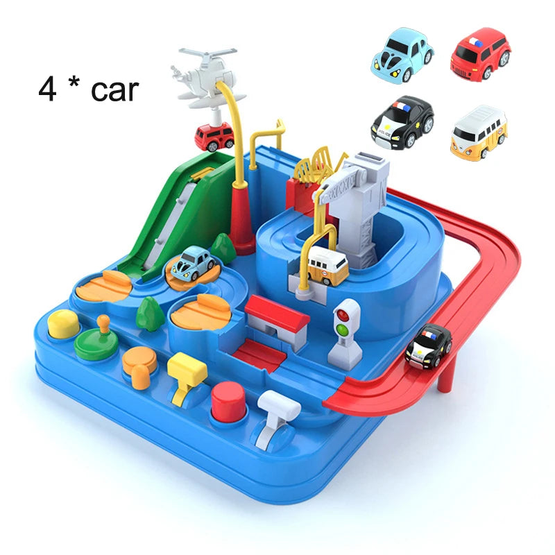 Racing Rail Car Track – Educational Adventure Toy