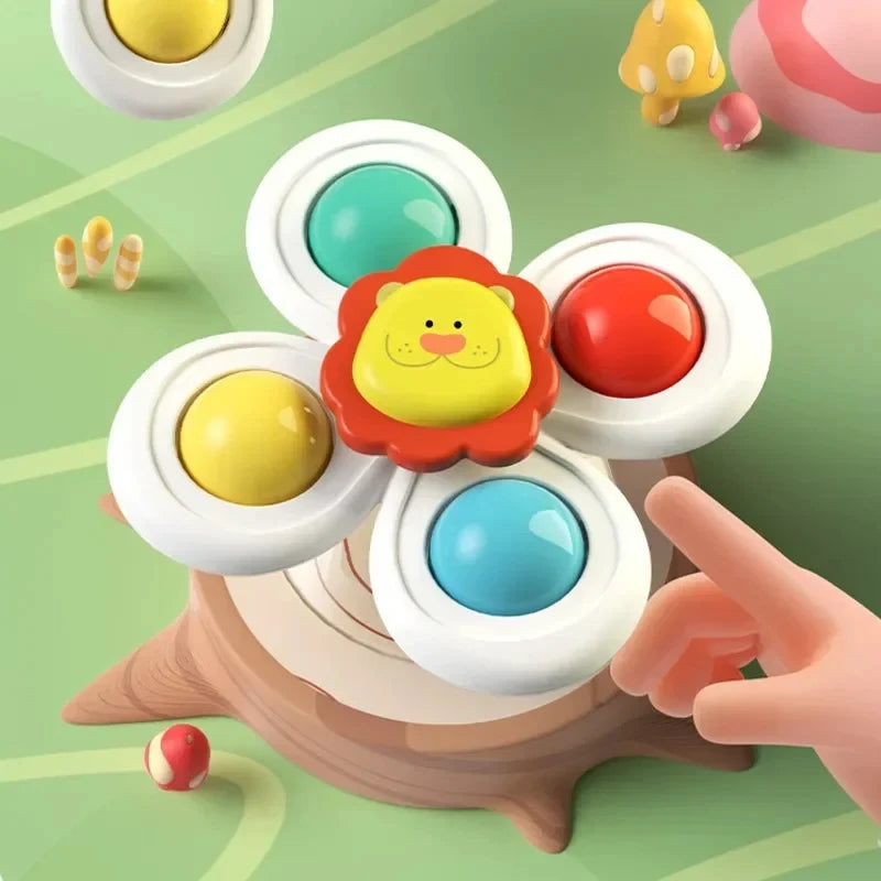 Suction Cup Spinner Toys – Baby Bath Sensory Gifts