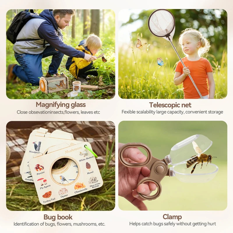 Kids Outdoor Adventure Set – Bug Catcher Science Toy
