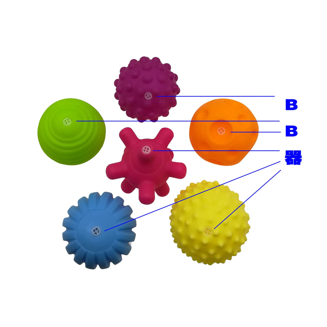 Textured Sensory Balls for Babies