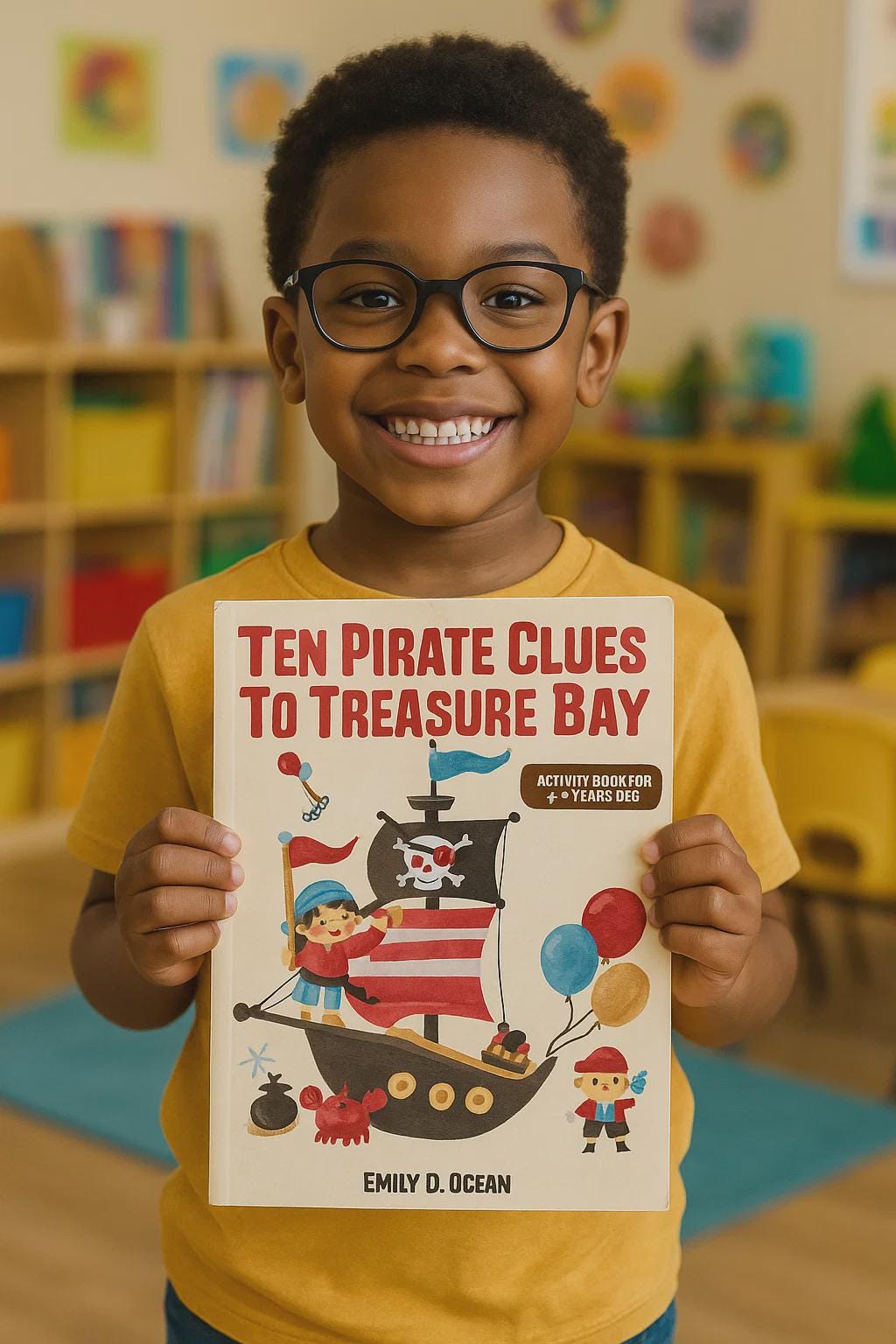 2-Book Adventure & Self-Esteem Bundle for Kids – Pirate Activity Book and Heartwarming Story About Being Yourself – Ages 4–8